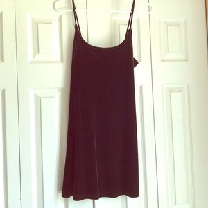 Brown Velvet Dress